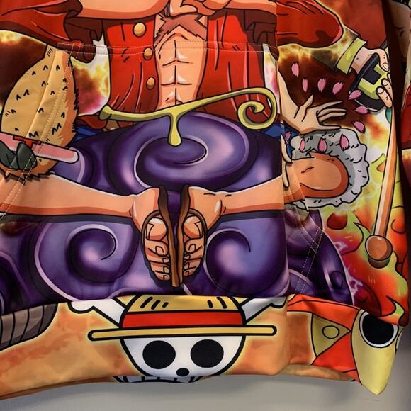 Monkey D Luffy Hoodie NWT sz XL - Picture 4 of 10
